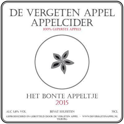 De Vergeten Appel Het Bonte Appeltje 2015