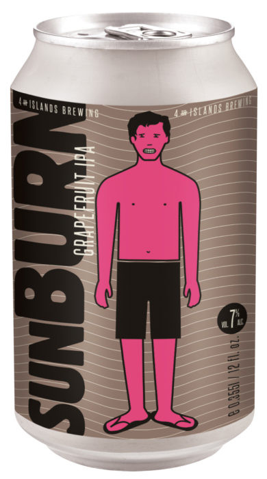 4 Islands Brewing Sunburn Grapefruit IPA