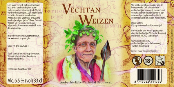 Ambachtelijke Vechtdal Brouwerij Vechtan Weizen