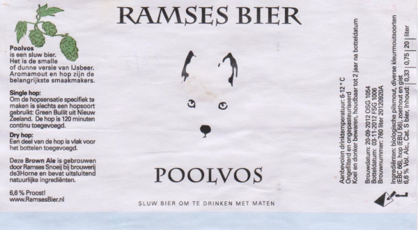 Ramses Bier Poolvos
