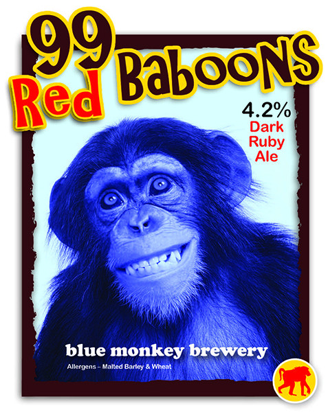 Blue Monkey Brewery 99 Red Baboons