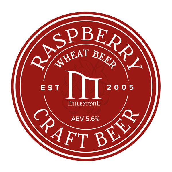 Milestone Brewery Raspberry Wheat Beer