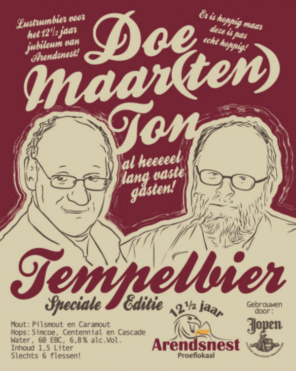 Jopen Doe Maar(ten) Ton Tempelbier
