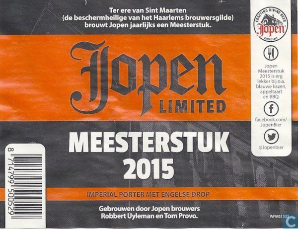 Jopen Meesterstuk 2015