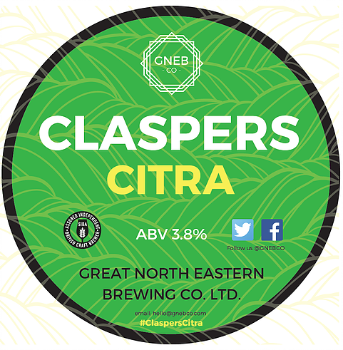 Great North Eastern Brewing Co. Claspers Citra Blonde