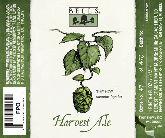 Bell's Brewery Harvest Ale