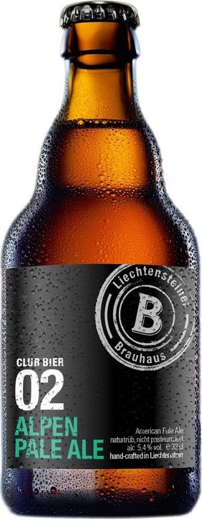 Liechtensteiner Brauhaus Club Bier 02 Alpen Pale Ale
