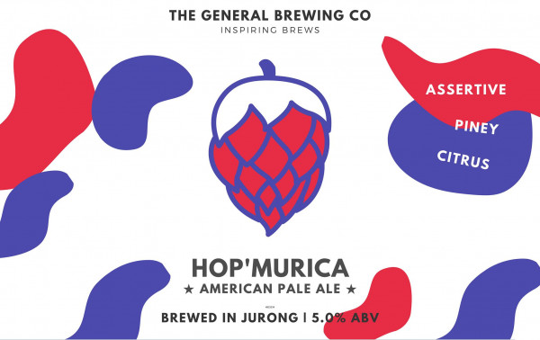 The General Brewing Company Hop'murica