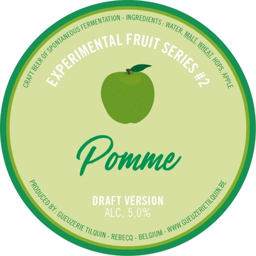 Gueuzerie Tilquin Experimental Fruit Series #2 - Pomme - Draft Version