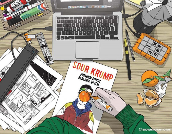 Nanobrasserie de l'Ermitage Sour Krump (2019)