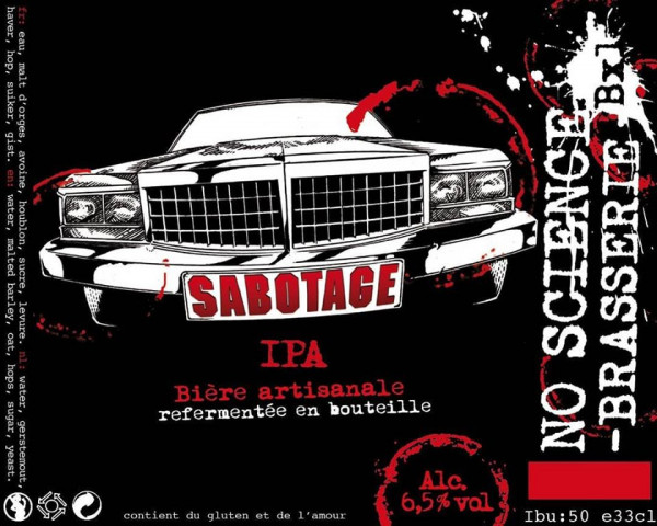 No Science Brasserie Sabotage