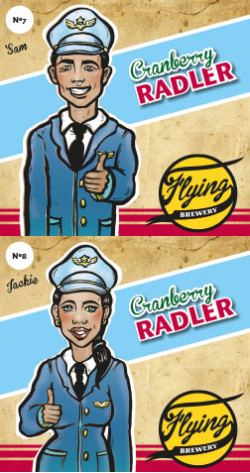 Flying Brewery Cranberry Radler
