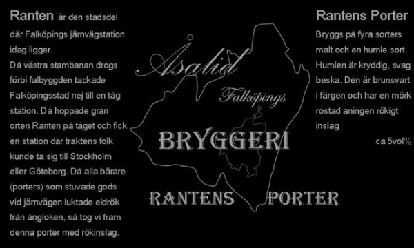 Åsalid Bryggeri Rantens Porter