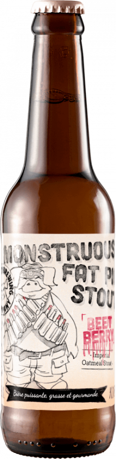The Piggy Brewing Company Monstruous Fat Pig Stout - Beet Berry Edition