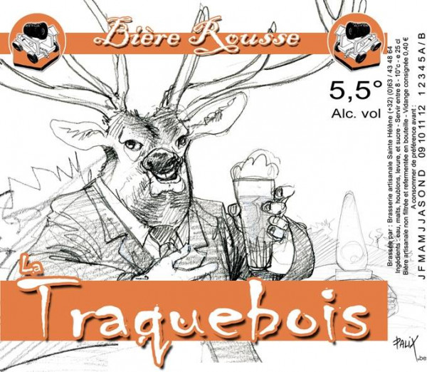 Brasserie Sainte Hélène La Traquebois Bière Rousse