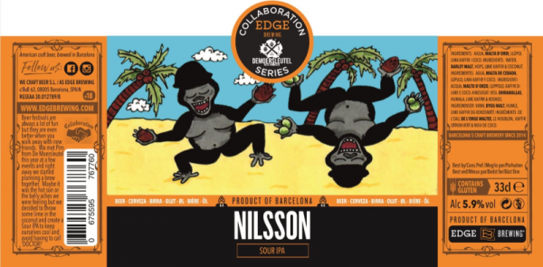 Edge Brewing Barcelona Nilsson Sour IPA