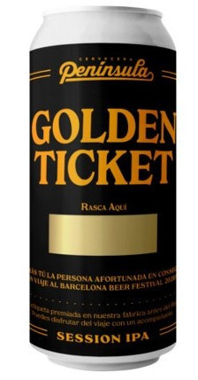 Cervecera Península Golden Ticket