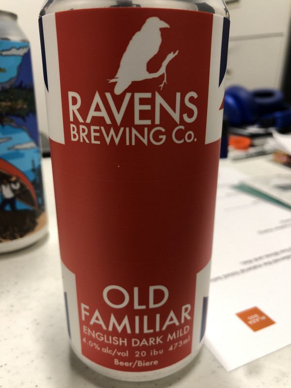 Ravens Brewing Old Familiar