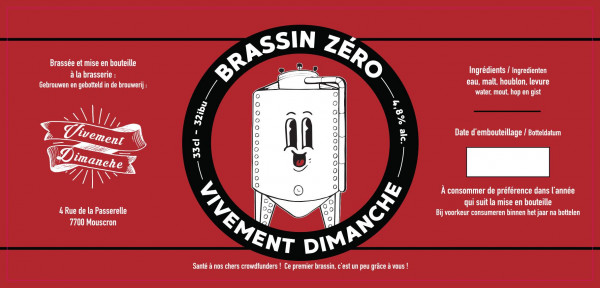 Vivement Dimanche - Brasserie Artisanale Brassin Zéro