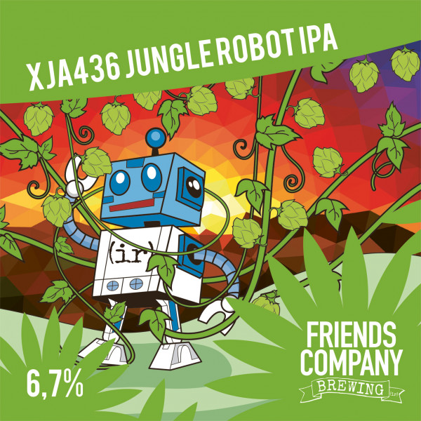 Friends Company Brewing XJA436 Jungle Robot