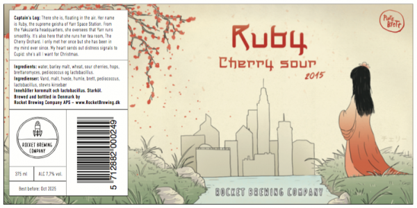 Rocket Brewing Company (Denmark) Ruby Cherry Sour 2015