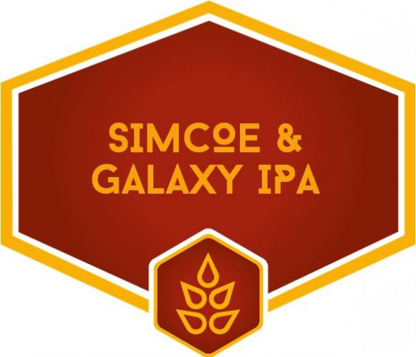 Bryggeriet Ångkvarn Simcoe & Galaxy IPA