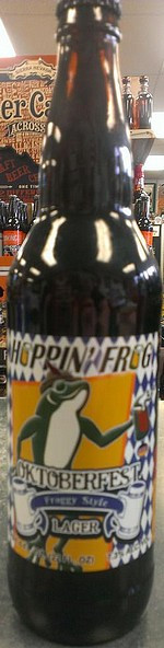 Hoppin' Frog Brewery Oktoberfest Froggy Style Lager