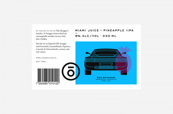 Öde Bryggeri Miami Juice - Pineapple IIPA