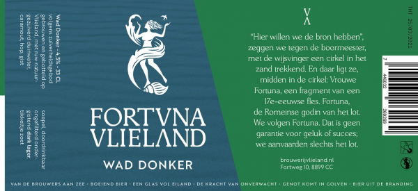 Brouwerij Fortuna Vlieland Wad Donker
