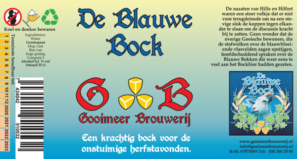 Gooimeer Brouwerij De Blauwe Bock
