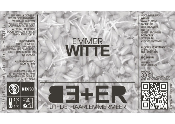 BE+ER Bierbrouwers / brewEd Emmer Witte (-2015)