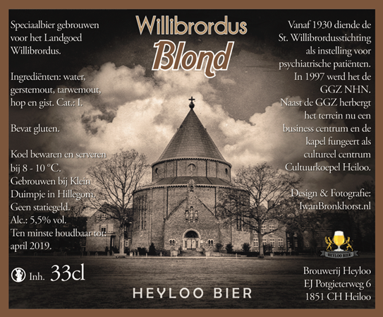 Heyloo Bierbrouwers Willibrordus Blond
