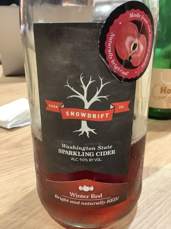 Snowdrift Cider Company Winter Red