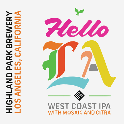 Highland Park Brewery Hello, LA
