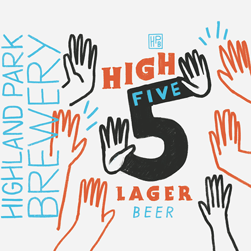 Highland Park Brewery High 5 Lager