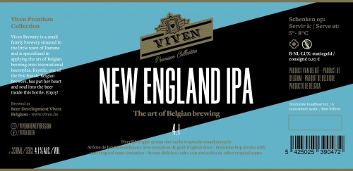 Beerdevelopment Viven New England IPA