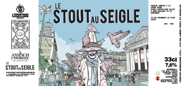 Nanobrasserie de l'Ermitage Le Stout au Seigle