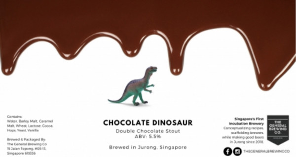 The General Brewing Company Chocolate Dinosaur
