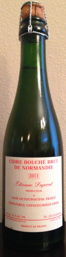 Domaine Famille Dupont Cidre Bouché 2011