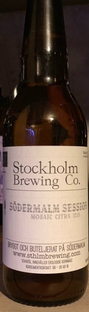 Stockholm (Sthlm) Brewing Co. Södermalm Session (Mosaic, Citra)