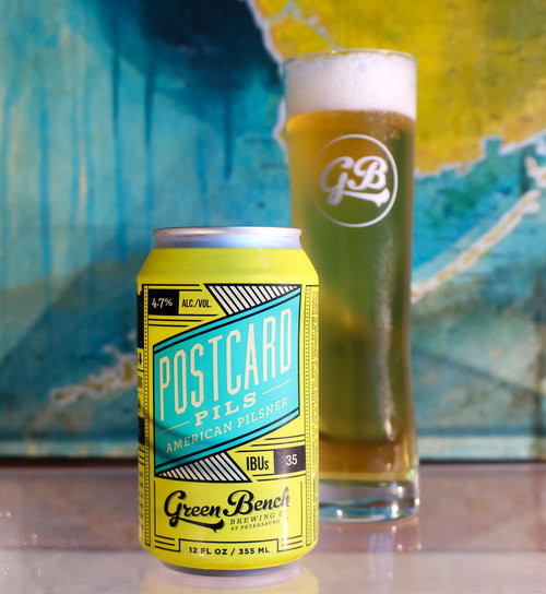 Green Bench Brewing Co. Postcard Pilsner