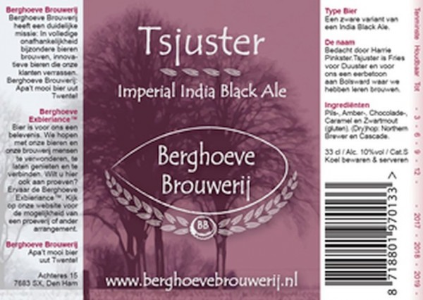 Berghoeve Brouwerij Tsjuster