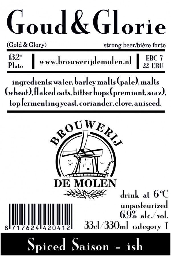 Brouwerij De Molen Goud & Glorie
