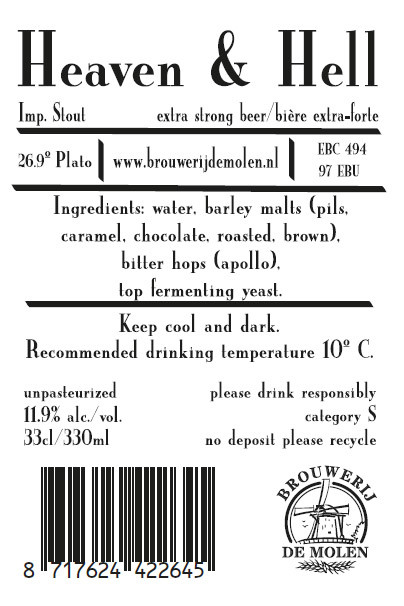Brouwerij De Molen Heaven & Hell