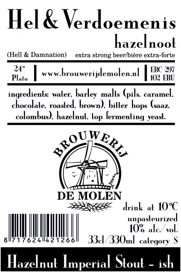 Brouwerij De Molen Hel & Verdoemenis - Hazelnoot