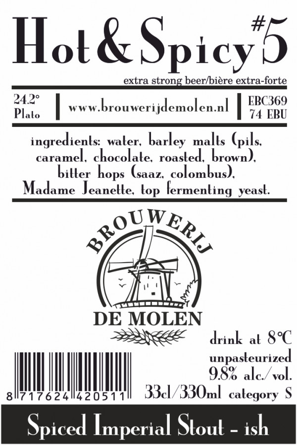 Brouwerij De Molen Hot & Spicy #5