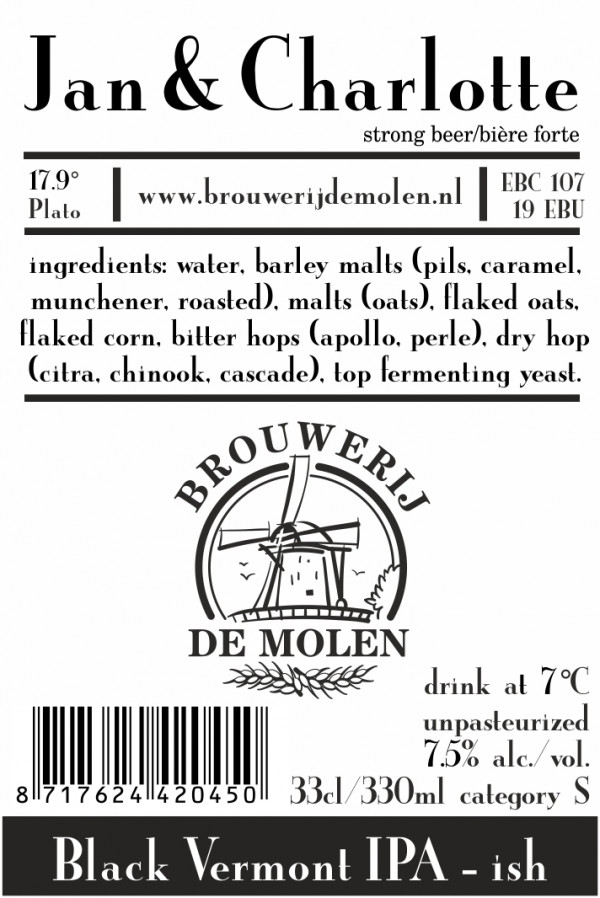 Brouwerij De Molen Jan & Charlotte