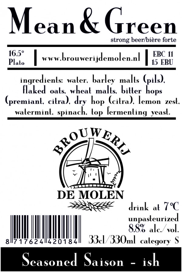 Brouwerij De Molen Mean & Green