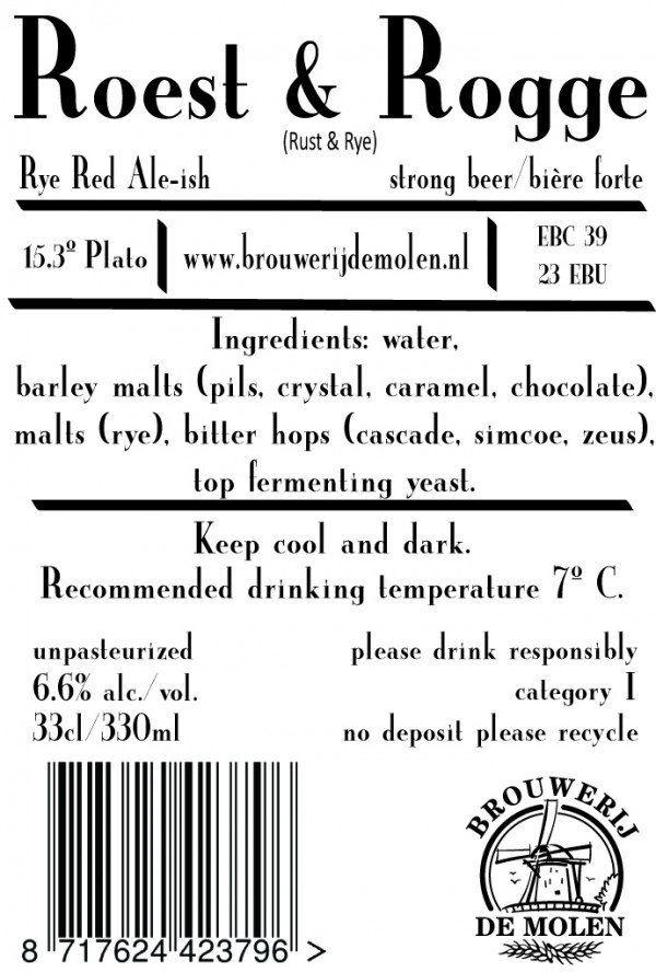 Brouwerij De Molen Roest & Rogge