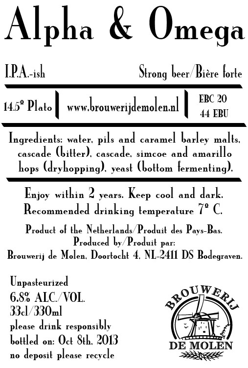 Brouwerij De Molen Alpha & Omega